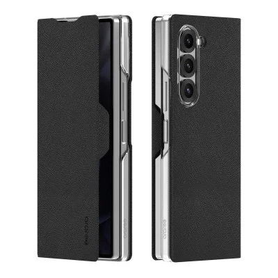 Cover Samsung Z Fold 6 Bonnet Diary Flip Case Araree - Black